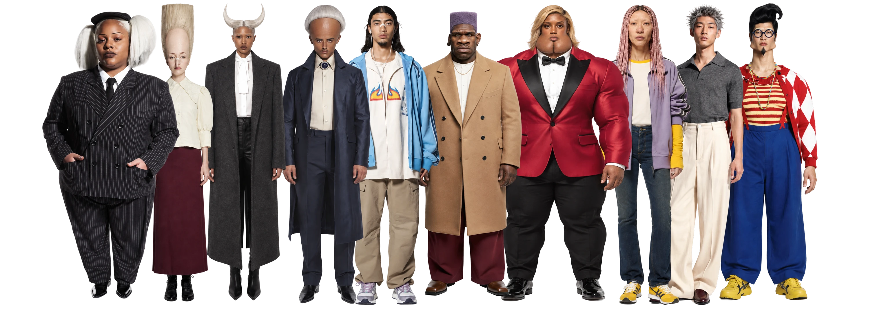 Wide lineup of AI influencer characters generated in Higgsfield's AI Influencer studio