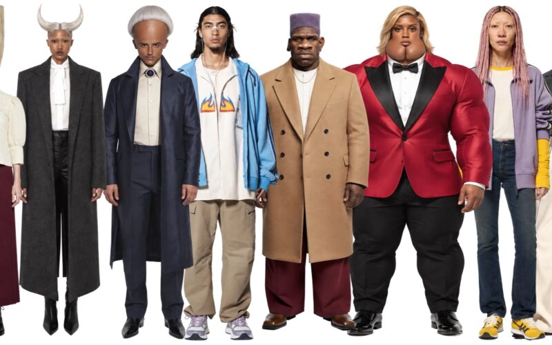 A row of AI influencer characters built in Higgsfield's AI Influencer studio