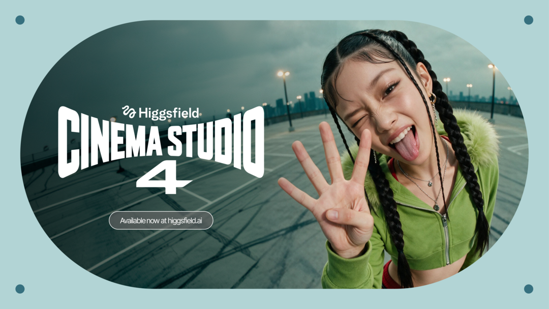 Higgsfield Cinema Studio 4.0 promotional frame with the Director's Panel controls