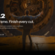 Luma's Ray3.2 hero: a man with arms outstretched facing a vast golden mechanical structure